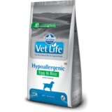 Vet Liife vet life hrana za pse namenjena smanjenju neželjenih reakcija na hranu, jaja i pirinač, 2kg Cene
