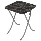 alesta Sklopivi sto 60x60cm crni mermer AL10032CM Cene