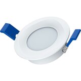 Commel LED panel 3 W, okrugli, ugradna montaža, 4000 K (neutralno bijela boja svjetla), 1 x 260 lm, 25.000 h, promjer svjetiljke: 90 mm, promjer otvora za montažu: 75 mm, materijal: PC, 220-240 V~ 50-60 Hz Cijene