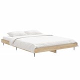  Okvir kreveta bez madraca boja hrasta sonome 140x190 cm drveni | Eponuda.com