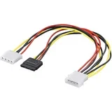 Kabal SATA-2x5.25" 15pin Y-spliter 30cm
