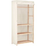 vidaXL Garderobna omara za oblačila 3-nadstropna 79x40x170 cm Cene