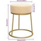 Tabure boja marelice baršunasti | shoptok.hr