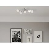 Globo elliott stropna spot svjetiljka (20 w, d x š x v: 62,5 x 37 x 21 cm, mat nikal, prozirno-satinirano, E14, 5 kom.) | shoptok.hr