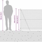  Ograde od lanca s betonskom podlogom 10 x 1,2 m Zelena Mreža | shoptok.hr