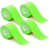 4-Pack Kinezio trak za lajšanje bolečin - Vodoodporen, zračen, 5 cm x 5 m, različne barve, (5000346876)