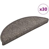 vidaXL Samolepilne preproge za stopnice sisal 30 kosov 56x17x3 cm | Shoptok.si