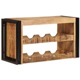  Stalak za vino Smeđa 100 x 45 x 33 cm Čvrsto Grubo Drvo Manga | shoptok.hr