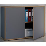 MID.YOU Arhivska Omara Salia B100, Antracit, Barva Hrasta | Shoptok.si