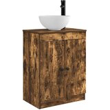 vidaXL Kopalniška omarica s pomivalnikom Dimljen hrast 54 x 35 x 83 cm, (5000245454) | Shoptok.si