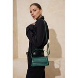 TRENDYOLMILLA TRENDYOL ženska torba model Twoaw25Oc00002, tamnozelena-zelena Cene