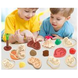  Set izrade fosila dinosaura od plastelina 5 boja | shoptok.hr