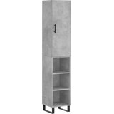  Visoka komoda siva betona 34,5x34x180 cm od konstruiranog drva | shoptok.hr