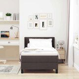  Boxspring krevet s madracem s madracem Tamno smeđa 90 x 190 cm | shoptok.hr