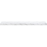  Stenska polica Beli marmor 120 x 23,5 x 4 cm Konstruiran les, (5000200873) | Shoptok.si
