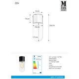 Markslöjd 107796 - Stropno svetlo za kupatilo ZEN 1xE27/15W/230V IP44 | Eponuda.com