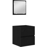 vidaXL Set namještaja za kupaonicu Zidne 3 pcs Umjetni hrast i bijela | shoptok.hr