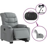 Električni naslonjač na podizanje svjetlosivi od tkanine | shoptok.hr