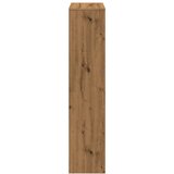  Pregrada/regal za knjige 4 razina hrast 131,5x29x131,5cm drveni | shoptok.hr