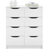 MID.YOU komoda westphalen, bela, 8 predalov | Shoptok.si