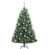  Umjetno božićno drvce s nogom Zelena 150 cm PVC i metal | shoptok.hr