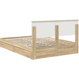  Krevet s od storage Sonoma hrast 140 x 200 cm Konstruirano drvo | shoptok.hr