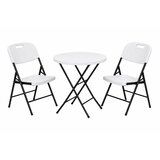 Epro sklopivi baštenski SET sto Ø80 74cm + 2 stolice/ metal-plastika Cene