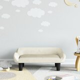 vidaXL Otroški kavč krem 70x40x24 cm žamet | Shoptok.si