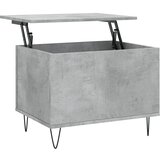 Maison Chic Klubska mizica - kavna mizica - Nizka mizica betonsko siva 60x44,5x45 cm inženirski les, (21754756) | Shoptok.si