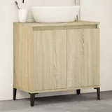 Ormarić za umivaonik boja hrasta sonome 58 x 33 x 60 cm drveni