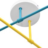  Plafonski luster CAMBRIDGE 4xE27/20W/230V plava/žuta | Eponuda.com