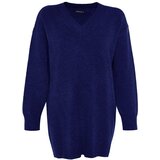 Trendyol Navy Blue Mini Knitwear Soft Texture Dress | shoptok.hr