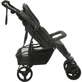  Otroški voziček za dvojčke antraciten jeklen | Shoptok.si