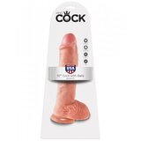 King Cock Dildo 10 With Balls Cene