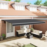 vidaXL Ročna Retraktibilna Tenda Antracit 500x300 cm Cene