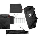 vidaXL Šotor za kampiranje za 4 osebe bel 300x250x132 cm 185T taft | Shoptok.si