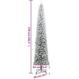  Usko božićno drvce sa stalkom i snijegom 270 cm PVC | Eponuda.com