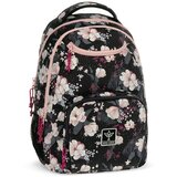 Ars Una Flowery Black cvjetni AU-6 školska torba, ruksak 34x45x26cm Cijene