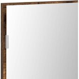  Ogledalo Zidne Smeđa 80 x 37 cm Staklo i inženjerski drvo | Eponuda.ba