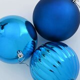 vidaXL Set božičnih okraskov 3 pcs Modra | Shoptok.si