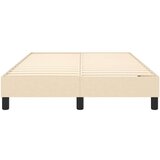 Za krevet s oprugama krem 120x200 cm od tkanine | shoptok.hr