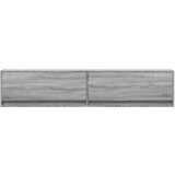  Zidni TV ormarić s LED svjetlima siva boja hrasta 180x31x38 cm | shoptok.hr
