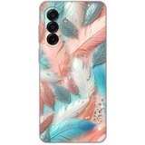  Maska za Samsung A175F Galaxy A17 Pastel Feathers Silikonska Print Cene