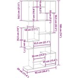 vidaXL Ormarić za knjige bijeli 92x29x188 cm konstruirano drvo | shoptok.hr