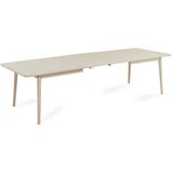 Furnhouse Raztegljiva jedilna miza z mizno ploščo v hrastovem dekorju v naravni barvi 95x170 cm Porto – | Shoptok.si
