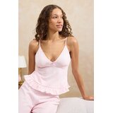 TRENDYOLMILLA ženski set pidžama Thmss26Pt00013, Pink-Multicolor Cene