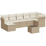  8-dijelni set vrtnih sofa od poliratana s jastucima bež | shoptok.hr