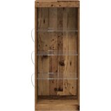  Komoda s LED svjetlima Staro drvo 41x37x100 cm | shoptok.hr