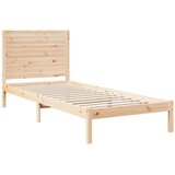  Dugi okvir kreveta bez madraca 90 x 220 cm masivno drvo | shoptok.hr