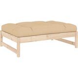 Maison Chic Vrtni stolček - Vrtni stoli za noge 120x80 cm trdna borovina JS850, (21878841) | Shoptok.si